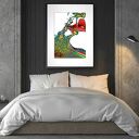 Grafika w ramie Kolorowe pocałunki 30x40