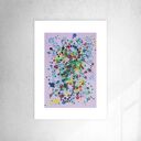 nowoczesna grafika do domu, abstrakcyjny rysunek do sypialni, minimalistyczna