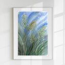 Oryginalna akwarela A4. Trawy