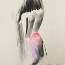 Lady - autorska grafika kobieca 30x40 cm