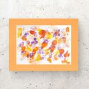 Energetyczna grafika abstrakcyjna 30x40 cm - malowana ręcznie (boho loft)