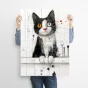 Kot Rysunkowy 5 - plakat A3 dla kociarzy