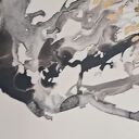 "Taniec z jedwabnymi wachlarzami1" 50cm x 40cm