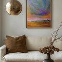 Plakat A3 Niebiański Niepokój reprodukcja pasteli olejnych