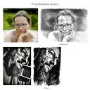 Portret na zamówienie A4 - ręcznie rysowany ze zdjęcia