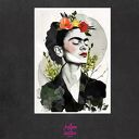 Frida - zestaw 9 grafik 13x18 cm (plus 1 gratis) z białym marginesem ok. 3 mm