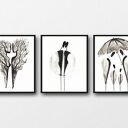 zamówienie - 3 grafiki A4 Body Flowers About Real Relationships