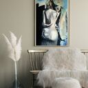 Us - grafika 50x70 cm do sypialni: druk fine art i akryle na papierze archiwalnym
