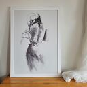 Szkic kobiety - 60x87