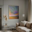 Plakat A3 Niebiański Niepokój reprodukcja pasteli olejnych