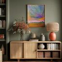 Plakat A3 Niebiański Niepokój reprodukcja pasteli olejnych