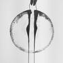 ART Krystyna Siwek czarno biała, plakat 50x70, abstrakcja minimalizm - A2 obrazy grafiki