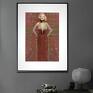 Grafika w ramie Suknia Marilyn Monroe no 2 30x40 na prezent fashion