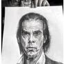 Nick cave - seria ikony (a3) portret