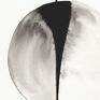 ART Krystyna Siwek Zestaw 3 grafik 30x40 cm wykonanych, czarno biała, abstrakcja nowoczesny obraz ręcznie malowany