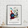 Kandinsky abstrakcja - 50x70 cm do salonu plakat plakaty