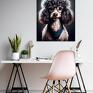 2 plakaty 50x70 cm - Portrety hipsterskich psów - Mochi i Bella - psy plakat