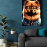 Justyna Jaszke pies 2 plakaty 50x70 cm - portrety hipsterskich psów - mochi psy zwierzęta