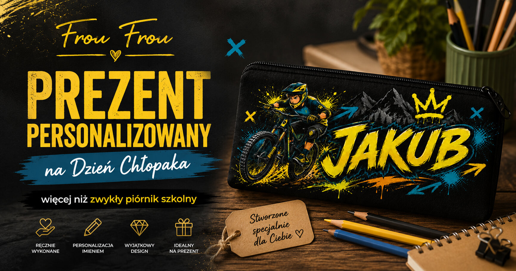 dzień chłopaka personalizowane breloczki