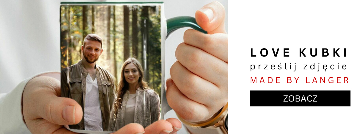 romantyczny kubek ze zdjęciem