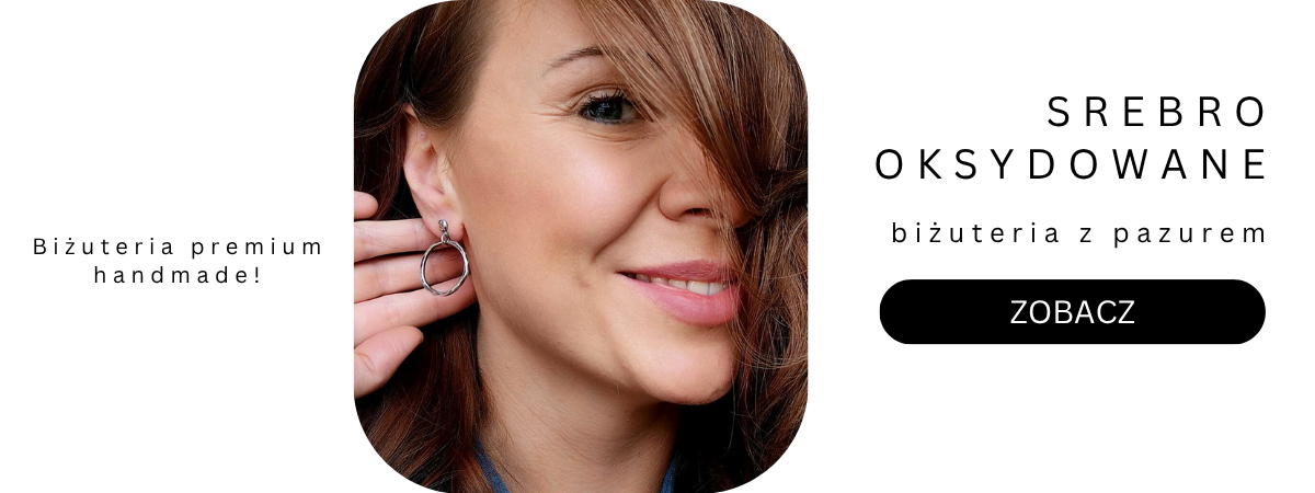 biżuteria srebrna oksydowana