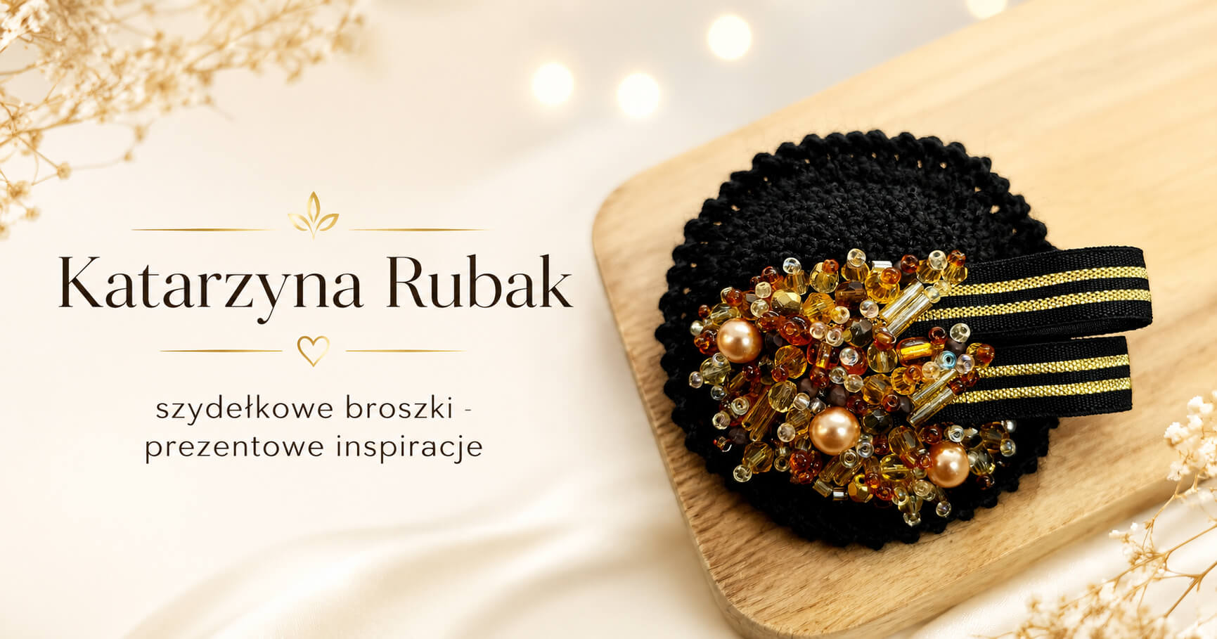 broszki robione szydełkiem