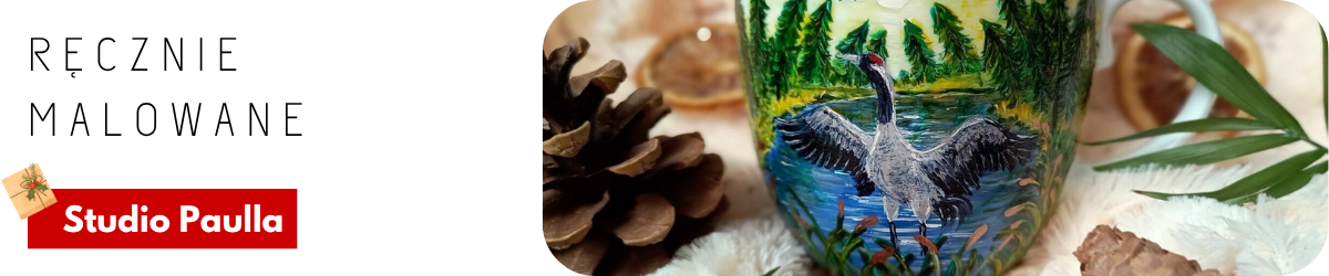 filiżanki ręcznie malowane