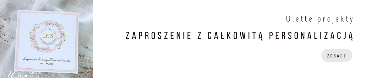 personalizowane zaproszenia na komunię