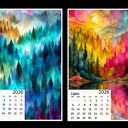 Kalendarz 2026 Magiczny Las 15x21 cm