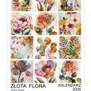Kalendarz 2026 ZŁOTA FLORA 15x21 cm