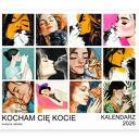 Kalendarz 2026 poziomy Kocham Cię Kocie 15x21 cm