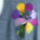 klasyczna grafitowa kamizelka z wełną S