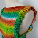 Kamizelka kolorowa wełniana