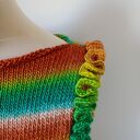 Kamizelka kolorowa wełniana