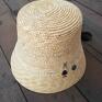 kapelusz letni bucket hat zesłomy buckethat