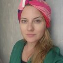 Kolorowy turban etno-orient Ruda Klara - milutki, uniwersalny