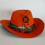 ręcznie wykonane kapelusz bali kowbojski