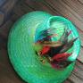 kapelusze letni zielony kapelusz