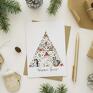 Bednarczyk Ilu pomysł na świąteczny prezent kartka bożonarodzeniowa - choinka