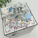 Kartka urodzinowa 3D typu exploding box na 18. urodziny z niespodzianką