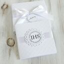 Pudełko i kartka Pierwsza Komunia Święta