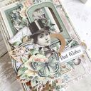 Kartka Best Wishes w stylu steampunk - elegancki prezent na urodziny