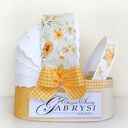 Kartka pamiątka Chrztu Świętego, Pudełko dla dziewczynki, Box