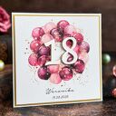 Elegancka kartka urodzinowa z dowolną cyfrą - personalizowana