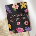 Kartka okolicznościowa urodzinowa imieninowa Kwiaty