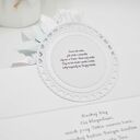 Pamiątka Chrztu Świętego - kartka kopertowa z wstążką