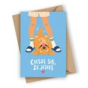 Kartka dla bliskiej osoby - cieszę się, że jesteś