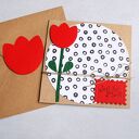 just for you: kartka uniwersalna: tulipan