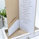 Kartka komunijna ręcznie robiona - z pudełkiem dla chłopca (scrapbooking 3D)