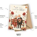 Kartka na Dzień Babci i Dziadka - „Dzięki Wam, świat jest piękniejszy!”